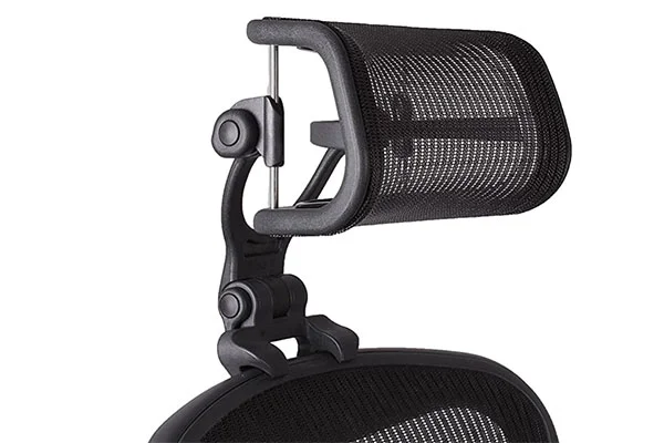 cabecero h4 carbon para silla Aeron de Herman Miller